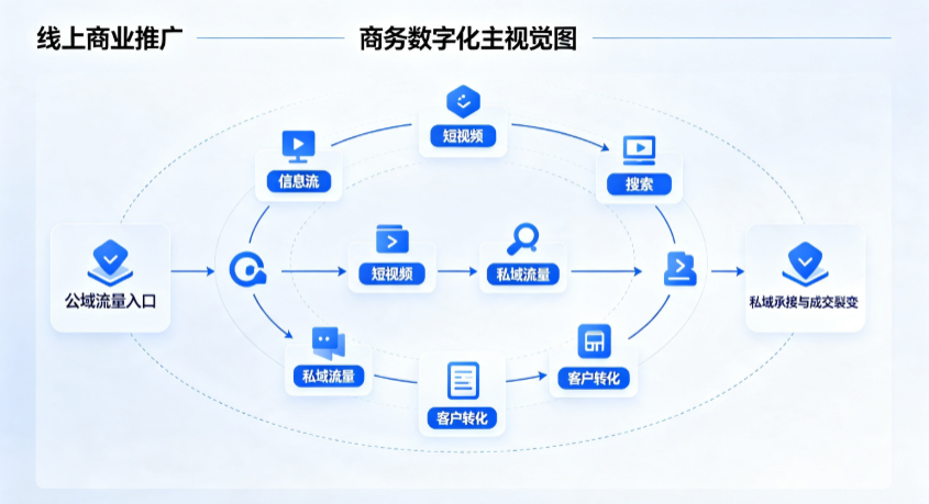 巴东县线上商业推广怎么做？全域流量闭环搭建与低成本转化实战指南